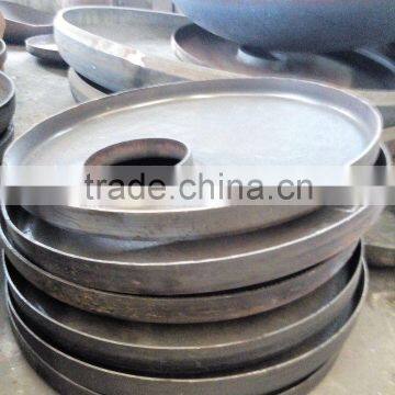 Flat Punching Dish Head With Manual Hole for Gas Steam Boiler photo-6