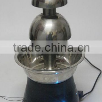 3 tiers stainless steel Led Home mini chocolate fountain machine,best mini chocolate fountain machine for sale