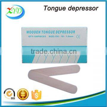 Sterile wooden tongue depressor for hospital