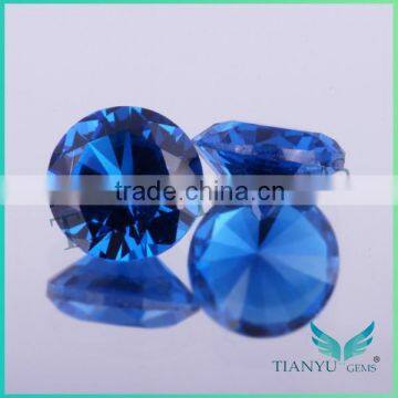 1.0mm-3.0mm round shape 113# deep blue in Burma synthetic spinel gemstone