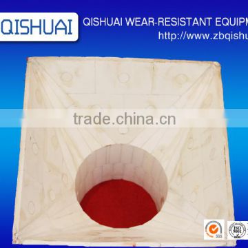 Wear Protect Chute Bunker Hopper Ceramic hopper liner