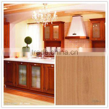 rigid woodgrain matte decorative pvc film for furniture