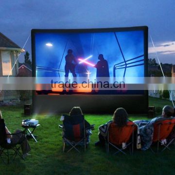 Outdoor inflatable movie screen/inflatable projector screens for party time