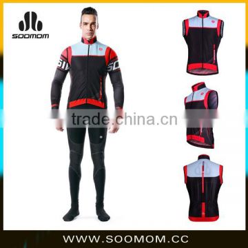 Hangzhou sublimation printing team cycling vest with no sleeve