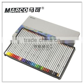 Marco 36 colored pencils with metal box packing