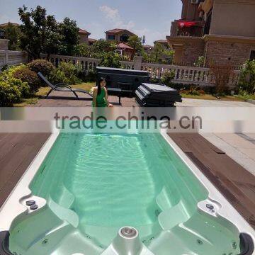 Familly funny for 2 seat 6meter USA Acrylic swim spa hot tub