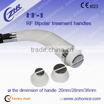 3 treatment heads rf face lifting handle handpiece HF-1