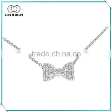 Wholesale Bowknot charm 925 sterling silver jewelery