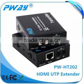Support IR Signal Transmission Hdmi Extender With 40m or Cat6e Rj45 Cable Hdmi Extender ir photo-2
