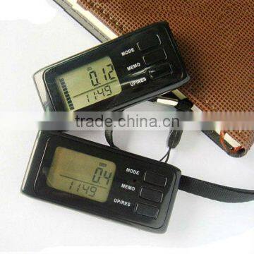 cheap sports promotional gift items multifunction 3d sensor pedometer with 7 days memory