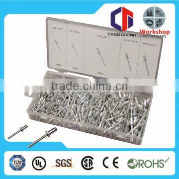 500pc Aluminum Rivet Assortment