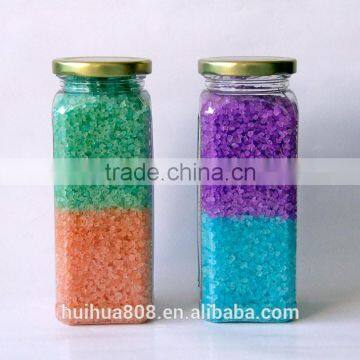500ml Clear Plastic Empty Bottle With Screw Metal Cap