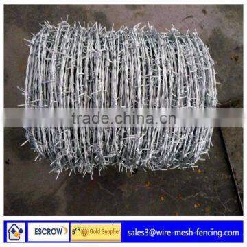 ISO:9001 Alibaba China high quality barbed wire price for sale