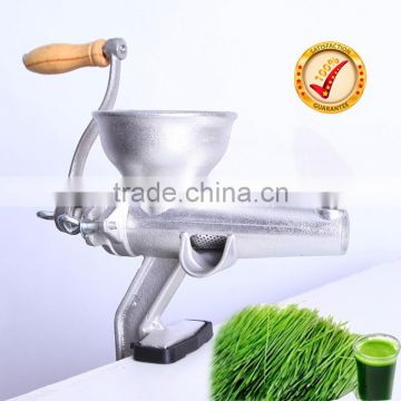 Electroplate tinned Cast iron manual wheatgrass juicer machine