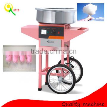 Electric Fairy Floss Sugar Cotton Candy Machine with Cart