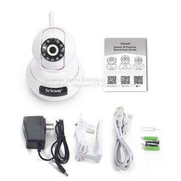 Sricam SP019 2.0 Megapixel IR-CUT Night Vision Pan Tilt 4 x Digital Zoom Wireless Wifi P2P IP Camera With Onif Protocal