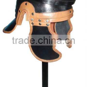 Medieval Leather Roman Centurian Helmet / Roman helmet/ Leather Armor Helmet