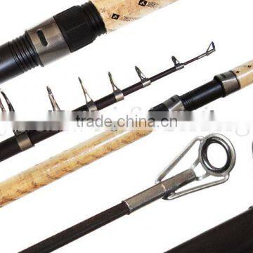 High Quality Solid glass telescopic fishing rod solid glass