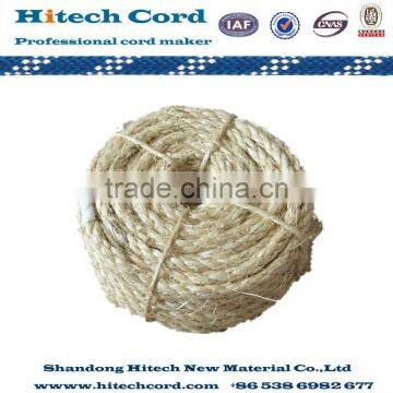 Eco-friendly Natural Sisal 3 Strands Twisted Rope