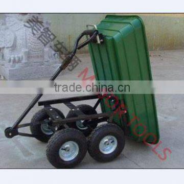 Enclosed Garden Poly Cart With Pneumatic Wheels photo-2