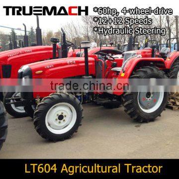 65HP Farm Agricultural Tractor With 4 Wheels Drive