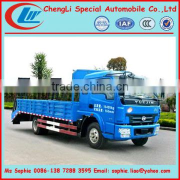 Yuejin transport excavator truck ,flatbed trucks for sale,flatbed truck bodies