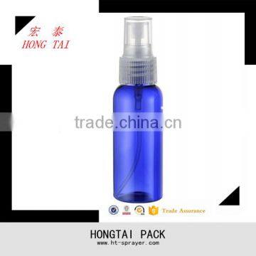 China manufacturer 50ml blue pet make up plastic bottles