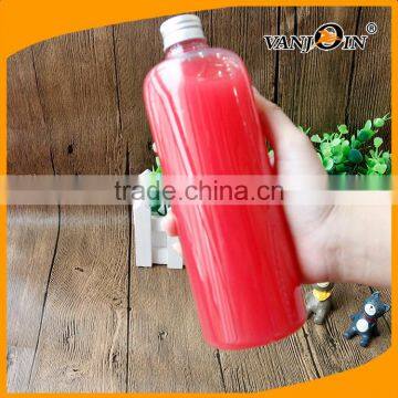 Large 16 Ounce Amber PET Plastic Boston Round Bottles photo-5