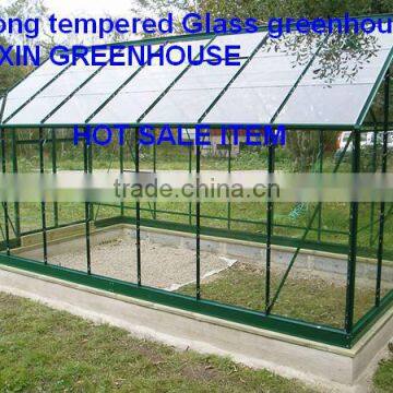 Insulated tempered indoor glass greenhouse HX98127