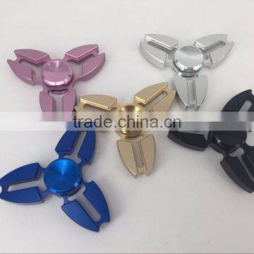 2017 Trending Products Si3N4 608 ceramic bearing fidget spinner ABS Tri-Spinner Desk Focus Toy