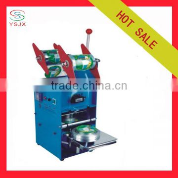 hot sale low price aluminum foil plastic cover sealing machine