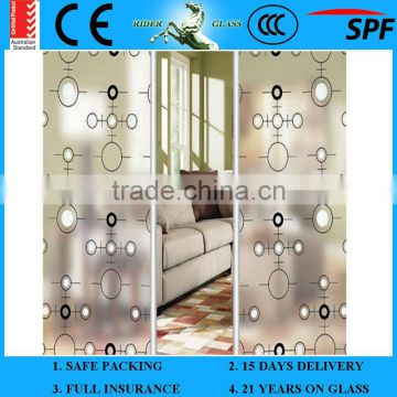 3-19mm Cabinet Door Decorative Glass