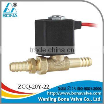 BONA 2 way NC NBR gas air electric welder brass magnetic valve