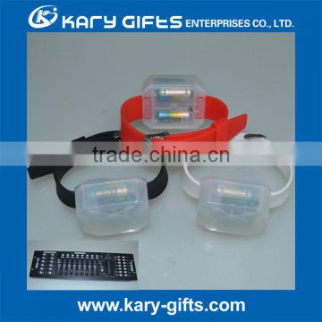 Quality Manufacturer Concert DMX512 programable led bracelet DMX