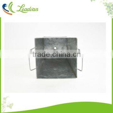 Large Galvanized Metal Flower Vase for Centerpieces photo-4