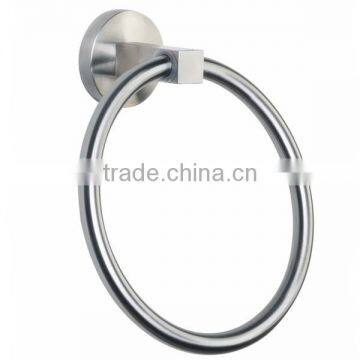 Jiangmen Factory Bathroom Wall Mounted Stainless Steel Towel Ring Chrome photo-5