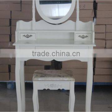 Vanity Dressing Table With Mirror With Stool photo-2