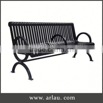 Arlau Cast Aluminum Furniture Bistro Set,Oem Metal Seat,Iron Benches For Outdoor Seating