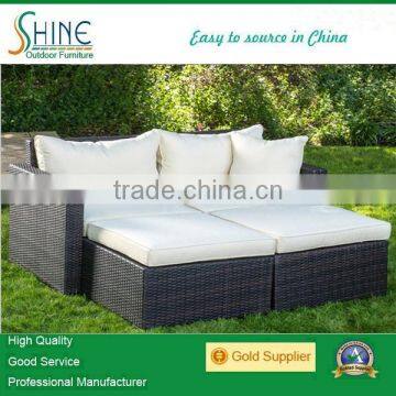 modern rattan furniture outdoor sun lounger patio wicker loungers