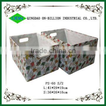 Colorful wholesale non woven fabric storage bin