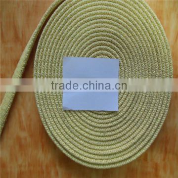 Good quality fireproof Kevlar flat rope 12*4mm used for tempering furnace