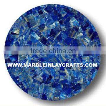 Lapis Lazuli Coffee Table Top, Round Lapis Lazuli Table Top