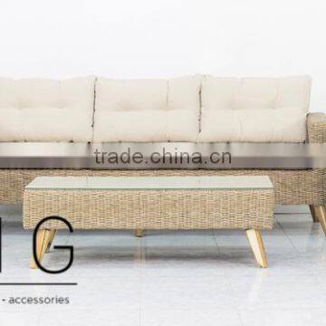 Fiji Garden Sofa Set - Comfortable Wicker Furniture - Indoor and Outdoor Poly Rattan