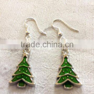 Novelty Christmas Earrings, Tree Earrings, Christmas Tree Earrings photo-2