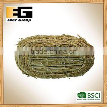 Exquisite Natural Rattan Basket With Handle for Garden Planter photo-4