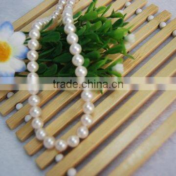 4-5 mm white freshwater pearl strand wholesale