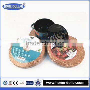 Hot Saling Natural Round Cork Trivet photo-6