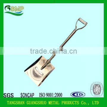 Heavy duty long handle garden steel shovel