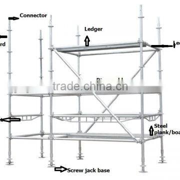 Galvanized Steel Ringlock Scaffolding Truss for Modular Building