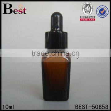 15ml 30 ml Essential Oil Glass Dropper Bottle Aluminium Cap Square Glass Dropper Bottle Free Sample Cosmetic Packaging photo-2